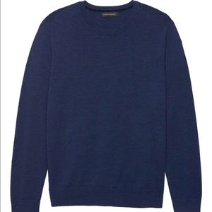 Banana Republic Italian Merino Crew Neck Sweater